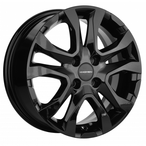 Литой диск Khomen 1503 6x15 4*98 Et:36 Dia:58,6 Black Литой диск Khomen 1503 6x15 4*98 Et:36 Dia:58,6 Black