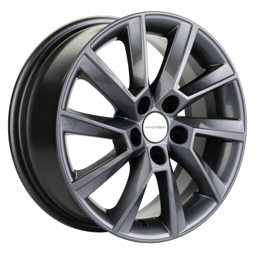 Литой диск Khomen 1507 6x15 5*100 Et:38 Dia:57,1 Gray-FP Литой диск Khomen 1507 6x15 5*100 Et:38 Dia:57,1 Gray-FP
