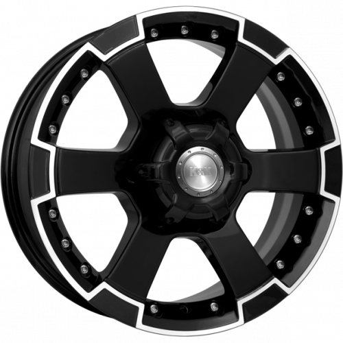 Литой диск K&K M56 7x16 6*139,7 Et:30 Dia:106,1 алмаз черный Литой диск K&K M56 7x16 6*139,7 Et:30 Dia:106,1 алмаз черный