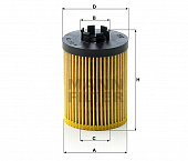Фильтр масляный Mann - HU712/8X Фильтр масляный Mann - HU712/8X