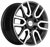 Литой диск Khomen 1723 8x17 6*139,7 Et:46 Dia:67,1 Black