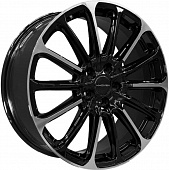 Литой диск Khomen KHW1910 7,5x19 5*108 Et:46 Dia:63,4 Black-FP
