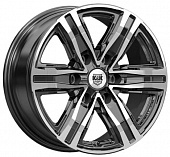 Литой диск K&K R8 (КС1174) 7,5x17 6*139,7 Et:25 Dia:106,1 Алмаз черный