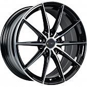 Литой диск INCH FA8533 8x18 5*120 Et:30 Dia:72,6 Gloss Black Machined Face