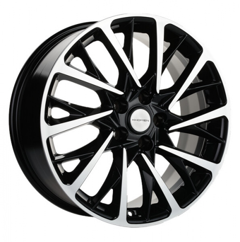 Литой диск Khomen 1804 7,5x18 5*108 Et:40 Dia:60,1 Black-FP Литой диск Khomen 1804 7,5x18 5*108 Et:40 Dia:60,1 Black-FP