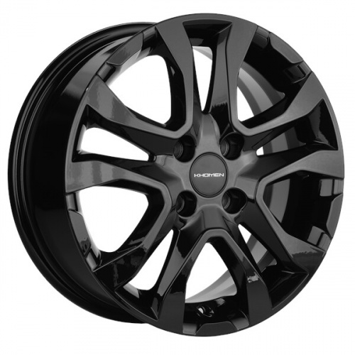 Литой диск Khomen 1503 6x15 4*98 Et:36 Dia:58,6 Black Литой диск Khomen 1503 6x15 4*98 Et:36 Dia:58,6 Black