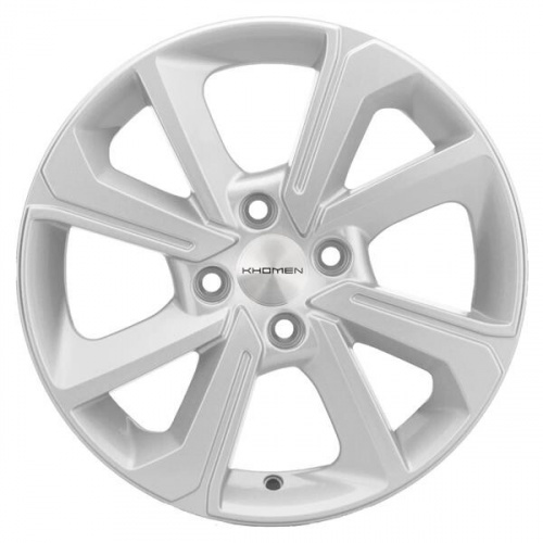 Литой диск Khomen 1501 6x15 4*100 Et:48 Dia:54,1 F-SILVER Литой диск Khomen 1501 6x15 4*100 Et:48 Dia:54,1 F-SILVER