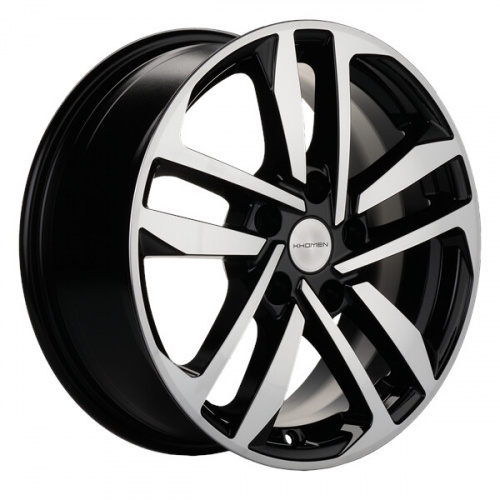 Литой диск Khomen 1612 6,5x16 5*114,3 Et:45 Dia:60,1 Black-FP Литой диск Khomen 1612 6,5x16 5*114,3 Et:45 Dia:60,1 Black-FP
