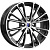 Литой диск K&K Меандр-оригинал 6x15 4*100 Et:50 Dia:60,1 алмаз чёрный