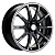 Литой диск Khomen 1707 6,5x17 4*100 Et:41 Dia:60,1 Black-FP