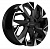 Литой диск Khomen 1508 6x15 4*100 Et:50 Dia:60,1 Black-FP
