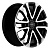 Литой диск Khomen 1805 7,5x18 6*139,7 Et:45 Dia:93,1 Black-FP