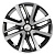 Литой диск Khomen 1609 6x16 4*100 Et:46 Dia:54,1 BLACK-FP