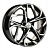 Литой диск Khomen 1716 7x17 5*110 Et:46 Dia:63,3 Black-FP