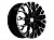 Литой диск Khomen KHW1718 7x17 5*110 Et:46 Dia:63,3 Black-FP