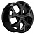 Литой диск Khomen 1710 6,5x17 5*114,3 Et:45 Dia:54,1 Black