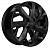 Литой диск Khomen 1508 6x15 4*100 Et:45 Dia:56,6 Black