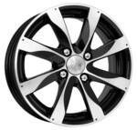 Литой диск K&K Джемини 5,5x14 4*98 Et:40 Dia:58,6 алмаз черный