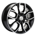 Литой диск Khomen 1713 7x17 5*114,3 Et:48,5 Dia:67,1 Black-FP