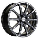 Литой диск Khomen 1707 6,5x17 4*100 Et:50 Dia:60,1 Gray-FP