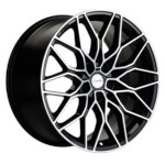 Литой диск Khomen 1902 8,5x19 5*112 Et:30 Dia:66,6 Black-FP