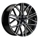 Литой диск Khomen 2101 9,5x21 5*120 Et:49 Dia:72,6 BLACK-FP