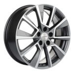 Литой диск Khomen 1802 7x18 5*114,3 Et:35 Dia:60,1 Gray-FP