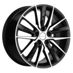 Литой диск Khomen 1807 8x18 5*112 Et:48 Dia:57,1 Black-FP
