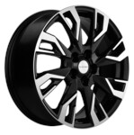 Литой диск Khomen 1809 7x18 5*114,3 Et:37 Dia:66,6 Black-FP