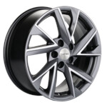 Литой диск Khomen 1714 7x17 5*110 Et:46 Dia:63,3 Gray-FP