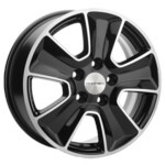 Литой диск Khomen 1601 6,5x16 5*114,3 Et:50 Dia:66,1 BLACK-FP
