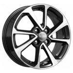 Литой диск K&K КС861 6x15 4*100 Et:48 Dia:54,1 Алмаз-черный
