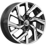 Литой диск K&K КС1030 6x15 4*98 Et:35 Dia:58,6 алмаз чёрный