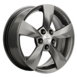 Литой диск Khomen 1504 6x15 5*100 Et:38 Dia:57,1 G-Silver