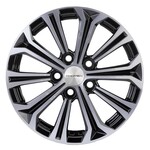 Литой диск Khomen 1610 6,5x16 5*114,3 Et:41 Dia:70,1 Black-FP