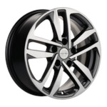 Литой диск Khomen 1612 6,5x16 5*112 Et:46 Dia:57,1 Gray-FP