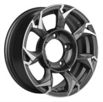 Литой диск Khomen 1505 5,5x15 5*139,7 Et:5 Dia:98 Gray-FP