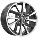 Литой диск K&K КС899 6x15 4*100 Et:36 Dia:60,1 Алмаз черный