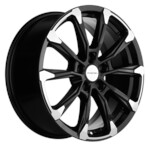 Литой диск Khomen 1808 7,5x18 5*114,3 Et:45 Dia:67,1 Black-FP