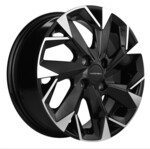 Литой диск Khomen 1508 6x15 4*100 Et:40 Dia:60,1 Black-FP