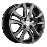 Литой диск Khomen 1503 6x15 4*100 Et:40 Dia:60,1 Gray