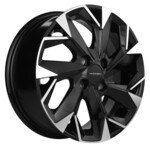 Литой диск Khomen 1402 5,5x14 4*100 Et:43 Dia:67,1 Black-FP