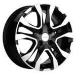 Литой диск Khomen 1503 6x15 4*100 Et:50 Dia:60,1 Black-FP
