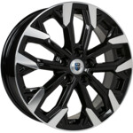 Литой диск K&K Морейн 6,5x17 5*114,3 Et:49 Dia:67,1 алмаз чёрный