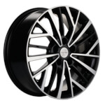 Литой диск Khomen 1717 7x17 5*114,3 Et:50 Dia:67,1 Black-FP