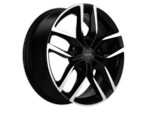Литой диск Khomen 1708 6,5x17 5*114,3 Et:45 Dia:60,1 BLACK-FP