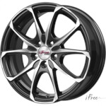 Литой диск iFree Такеши 6x16 4*100 Et:40 Dia:67,1 Блэк джек