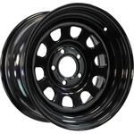 Штамповка диск Zepp 4х4 8x16 5*139,7 Et:-25 Dia:110,1 Semicircle Gloss Black