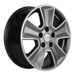 Литой диск Khomen 1601 6,5x16 5*114,3 Et:43 Dia:67,1 Gray-FP