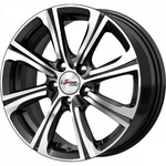 Литой диск iFree Апероль 6x15 4*100 Et:40 Dia:67,1 Блэк Джек